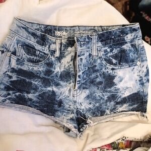 Wild Fable Blue Tie-Dye Jean Shorts